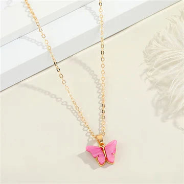 Butterfly neck chain