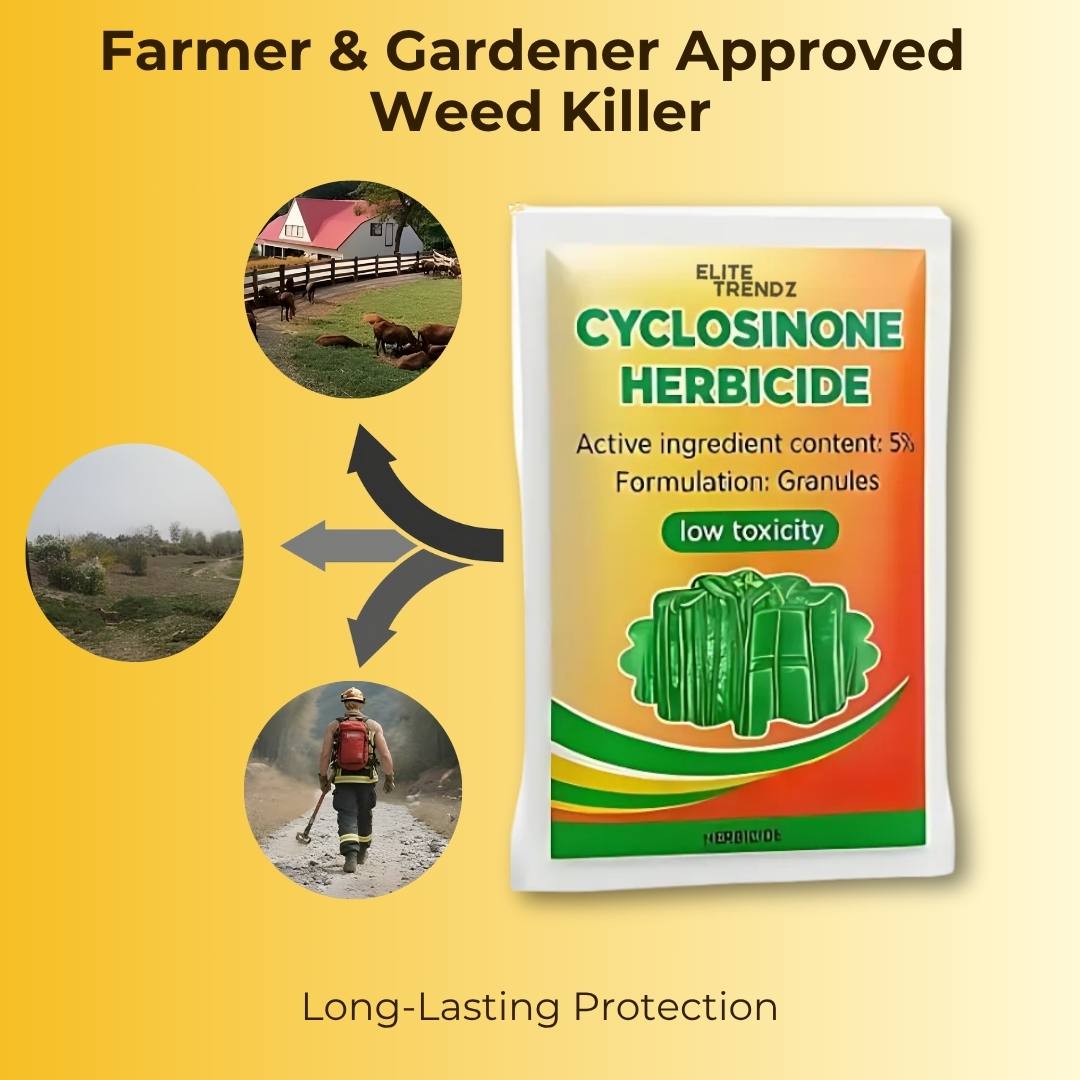 Cyclosinone Herbicide Granules - Pack of 2 (500gms)- Certified & Tested ✅