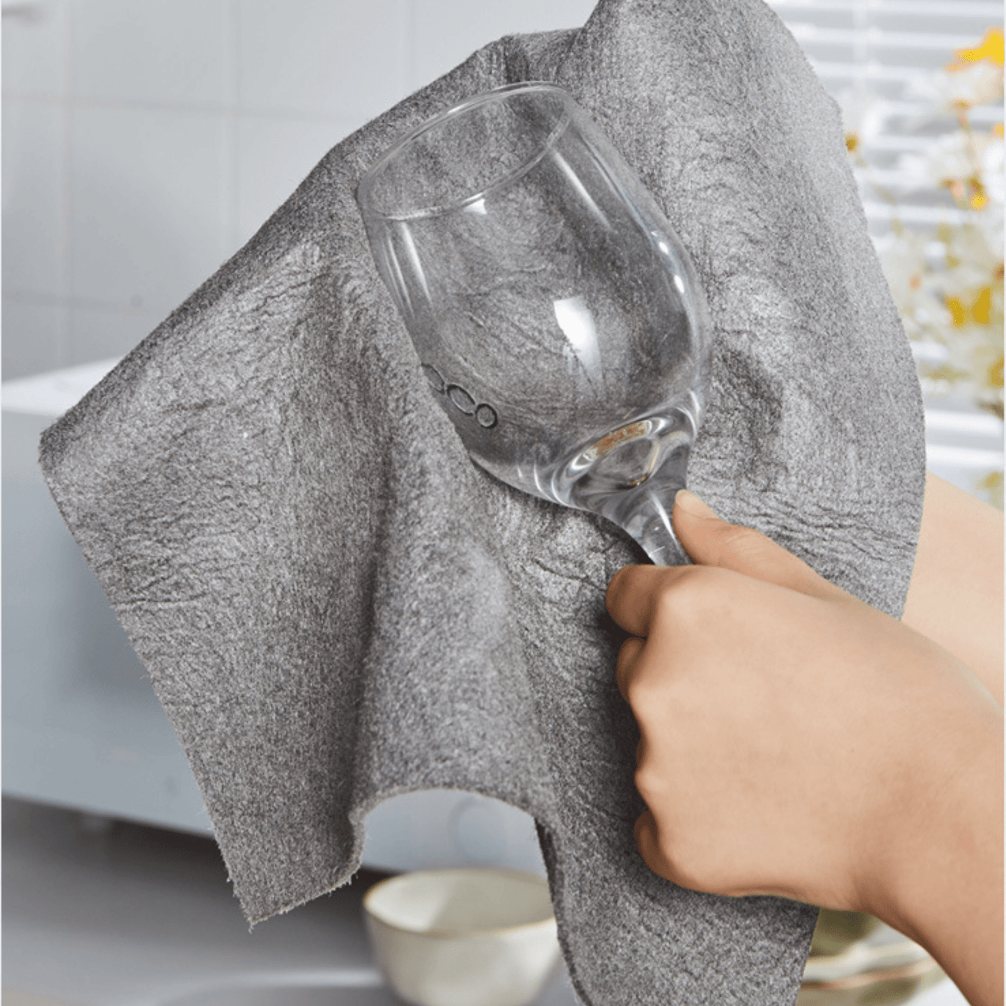 Multipurpose Reusable Lint-free Microfiber Cleaning Cloth