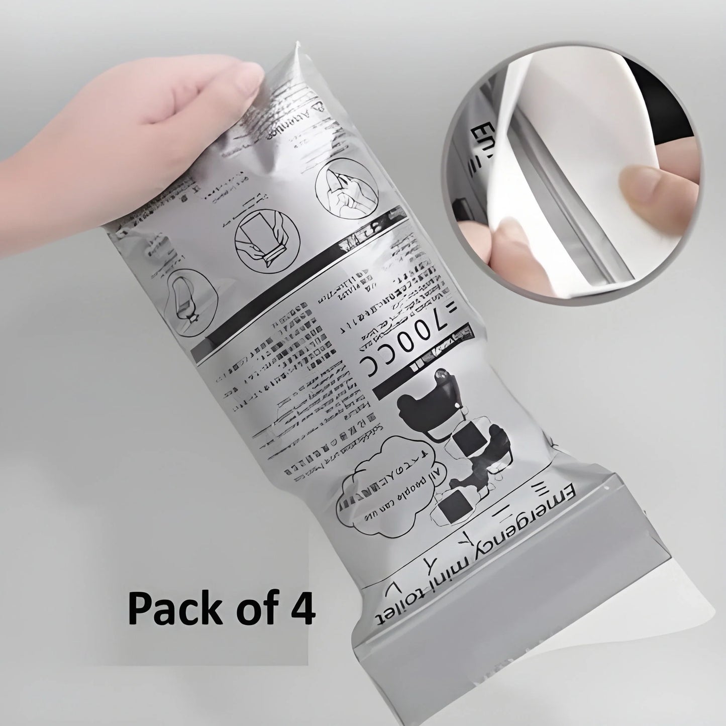 BUY1 GET1 FREE Emergency Portable Urine Bags